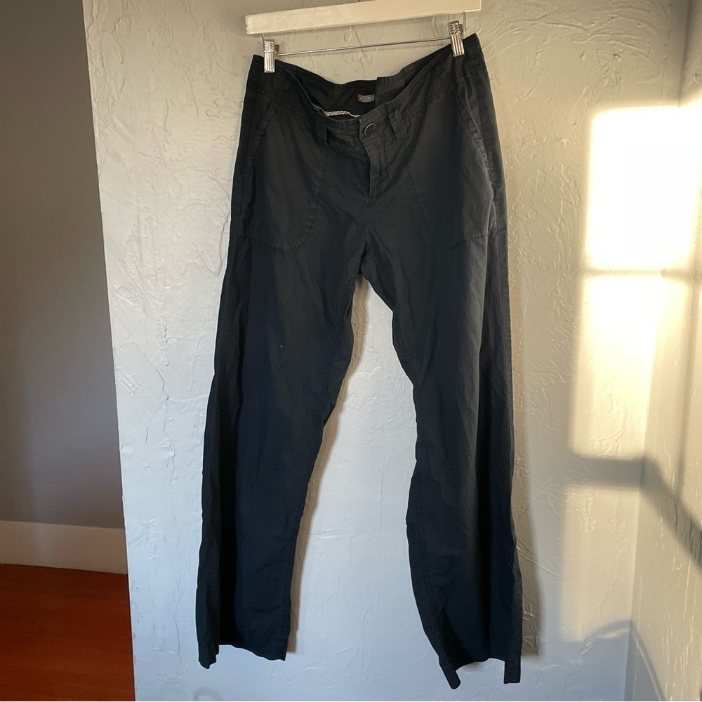 GAP Women’s Dark Gray Cargo Pants‎ Low Rise Hip Slung Flared Y2K Style sz 8